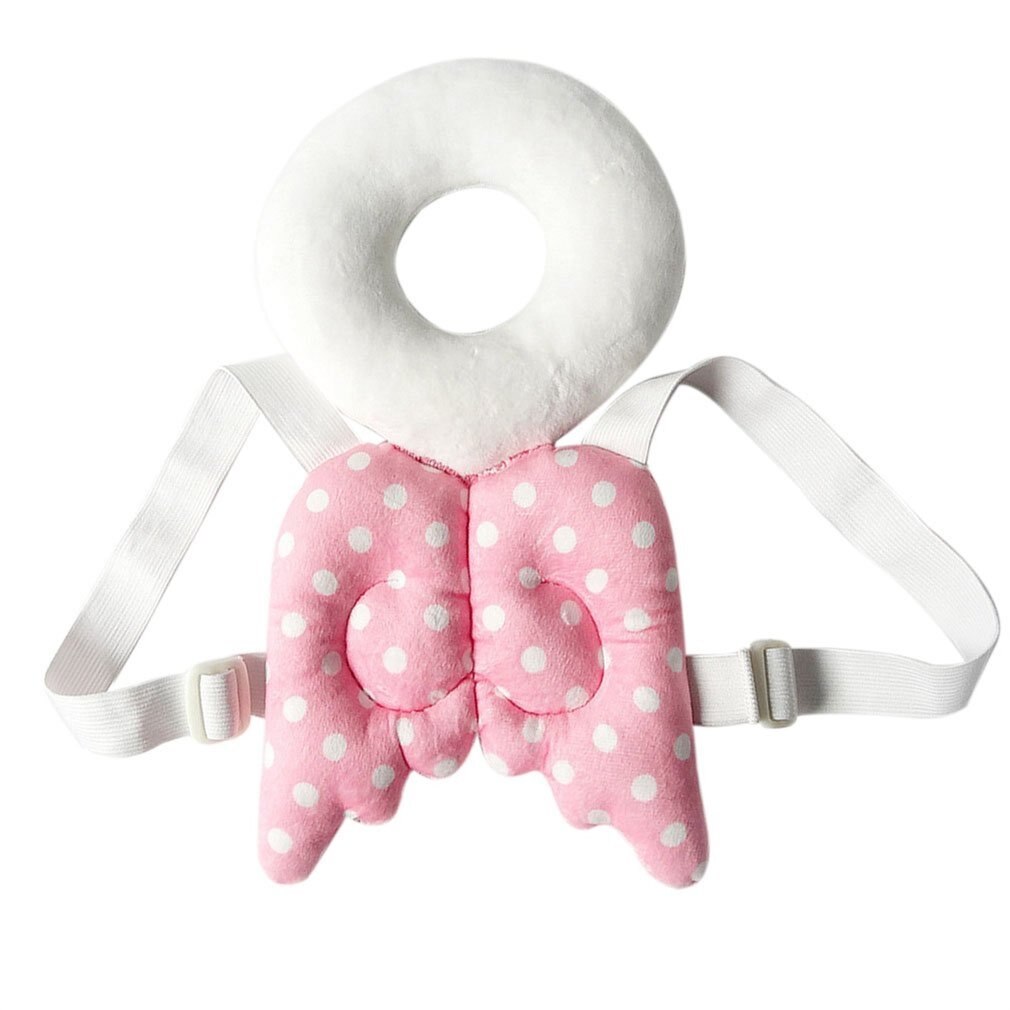 Coton bébé tête Protection coussin enfant en bas âge appui-tête cou mignon ailes soins infirmiers goutte résistance coussin bébé chute Protection taie d'oreiller