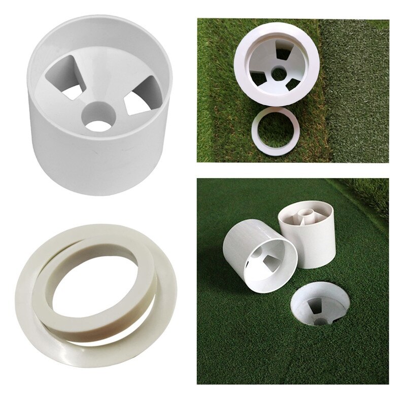 Golf Training Aids Hole Cup Putting Trainer Golf Swinging Training Tool Backyard Practice Chipping Golf Putt Green Hole Cup