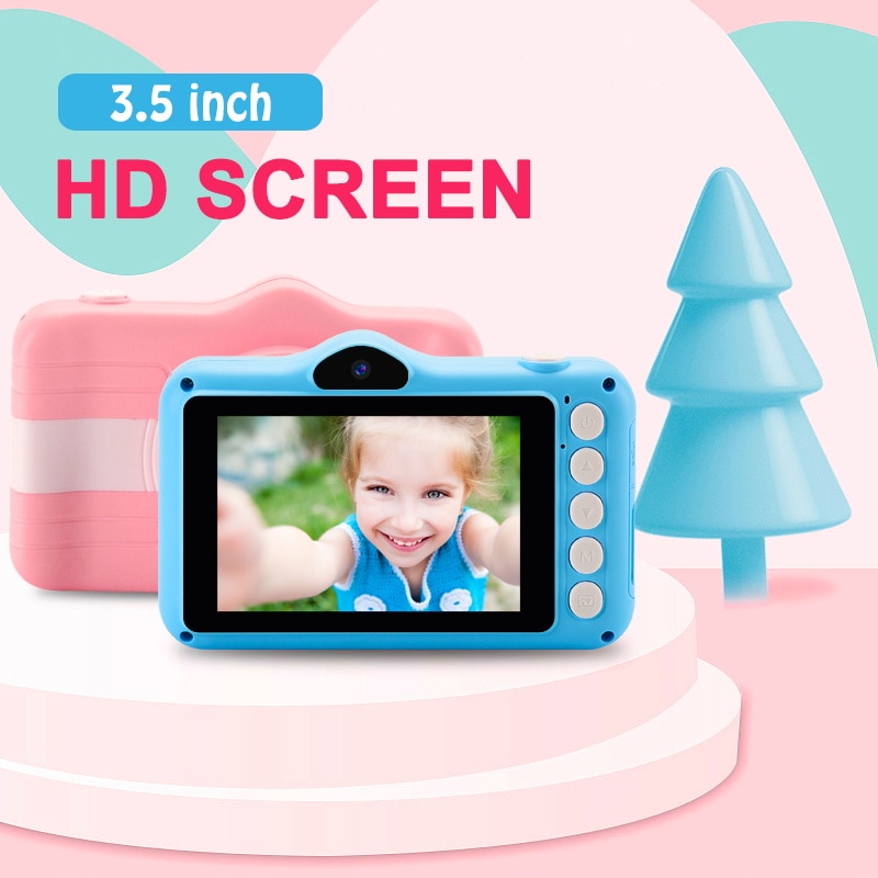 Mini Digitale Camera 3.5 Inch Cartoon Leuke Camera Voor Kinderen 12MP 1080P Hd Foto Video Kinderen Camera voor Kinderen