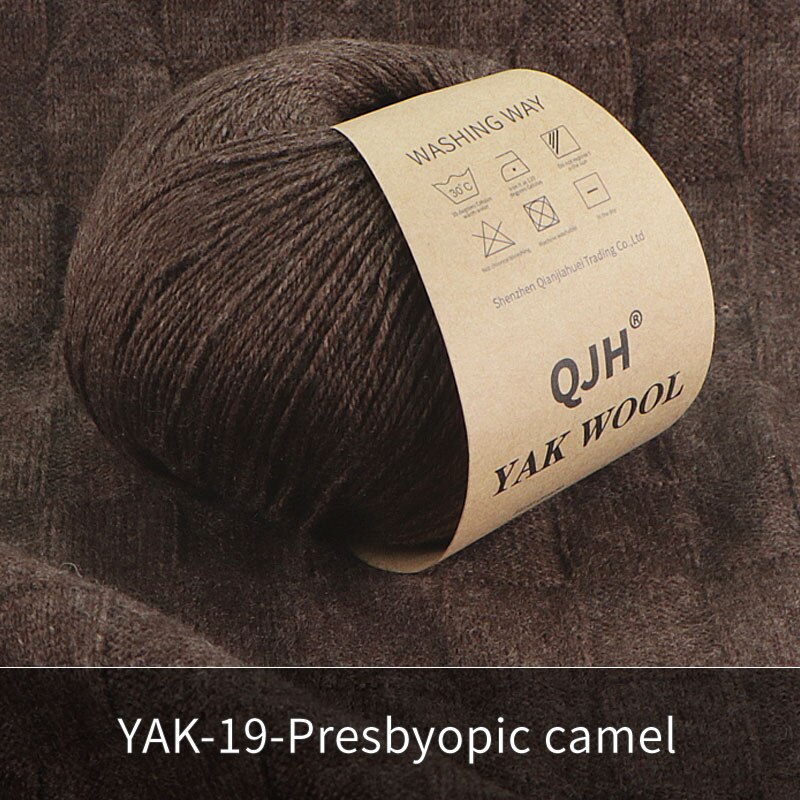 Undyed Natural Organic Mongolian Yak Wool Yarn For Hand knitting Crochet DIY Soft For Garments Baby Clothes: Pink