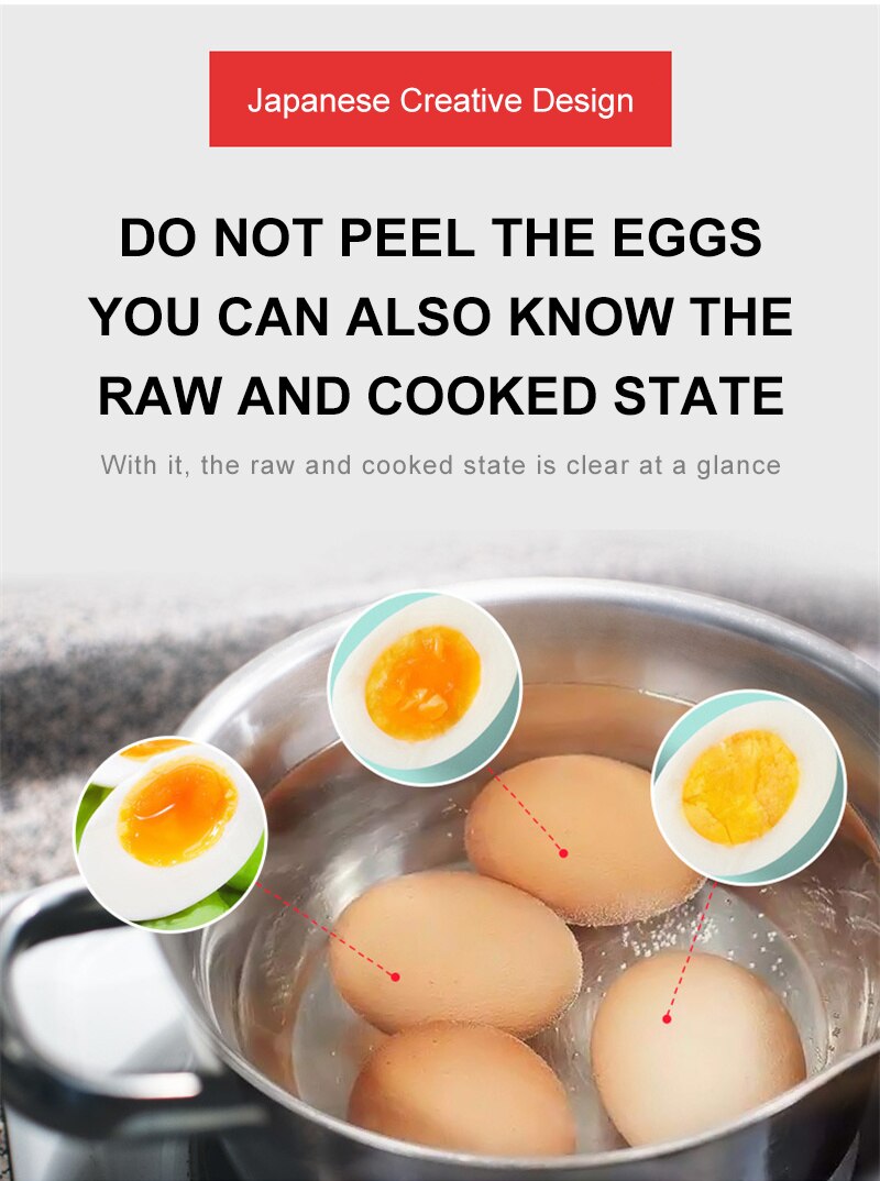 Kitchen Egg Timer Warmte Gevoelige Boiled Egg Timer Spring Egg Soft Egg Observer Kitchen Good Things