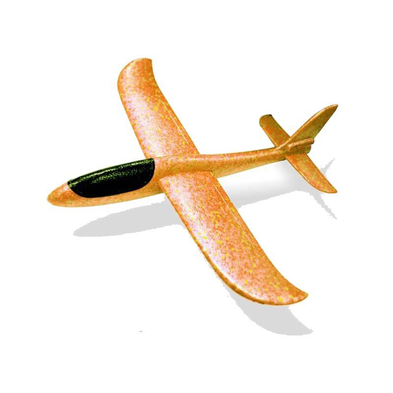Børn hånd kaster faldskærm børn udendørs sjovt legetøj spil pædagogisk legetøj til børn flyve faldskærm sport mini soldat legetøj: Orange 48cm