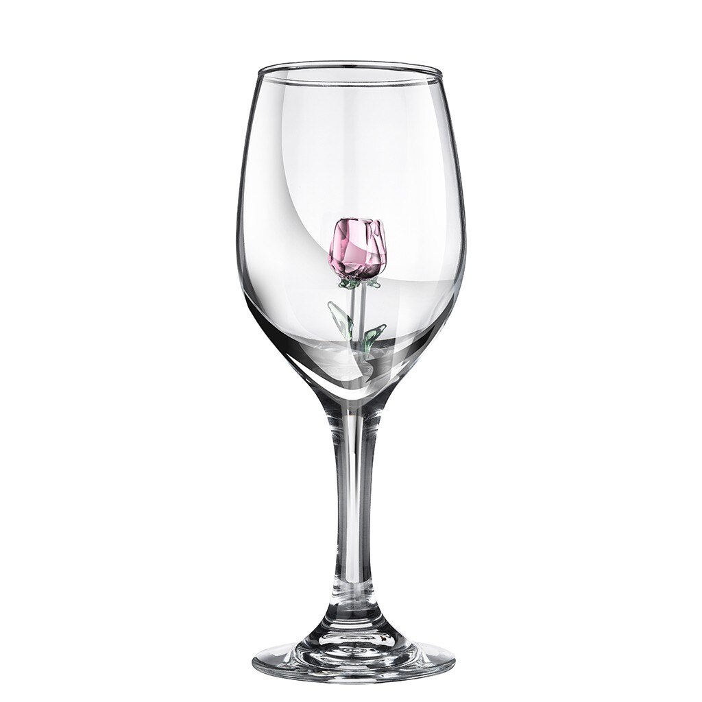 Hause Die Original Rose Rot Wein Glas Wein Flasche Kristall Für Party Original Rose Rot Wein Glas Wein Flasche Kristall für Party: Rosa