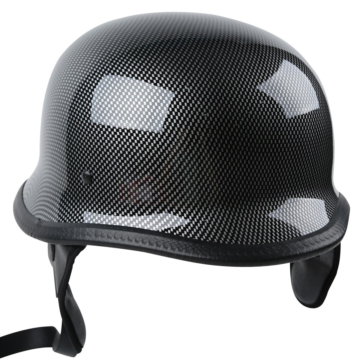 DOT Motorcycle Motorbike German Half Face Helmet For Harley Chopper Cruiser