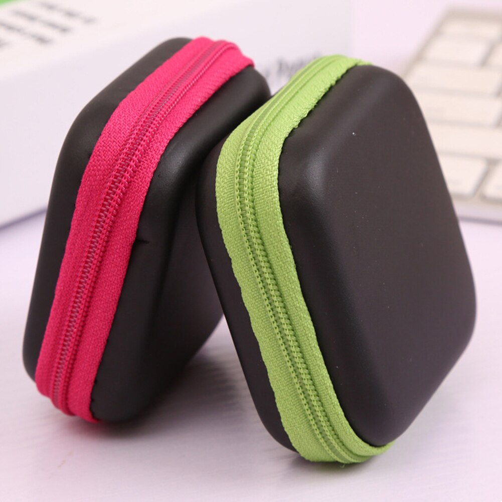 Portable Square/Rectangle Nylon Case USB Disk Earphones Storage Bag Organizer Case Charger data cable Organizer Case travel Case