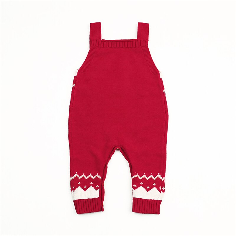ah lavorato a maglia Spessa Vestiti Del bambino Del Capretto Della Ragazza e Del Ragazzo Del bambino di Natale corpo e Pagliaccetti Caldo Carino Maglione Pagliaccetto Appena nato Vestiti Del bambino Vestito tuta