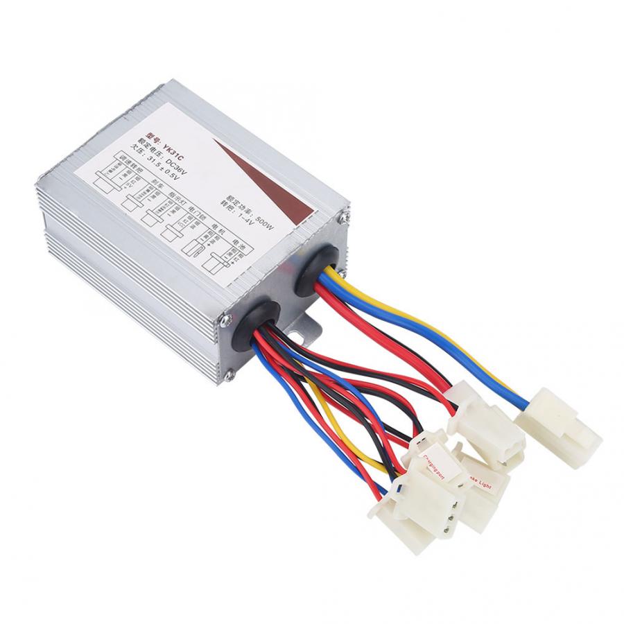 Borstelloze Elektrische Fiets Motor Controller 24/36/48/60/70V 250/350/500 /1000/1500W E-bike Controller Elektrische Fiets Accessoire: 36V 500W Brushed