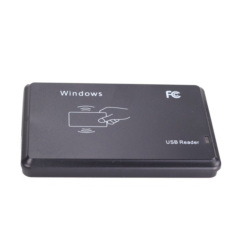 USB RFID DeskTop ID Card Reader Contactless Card Support Window