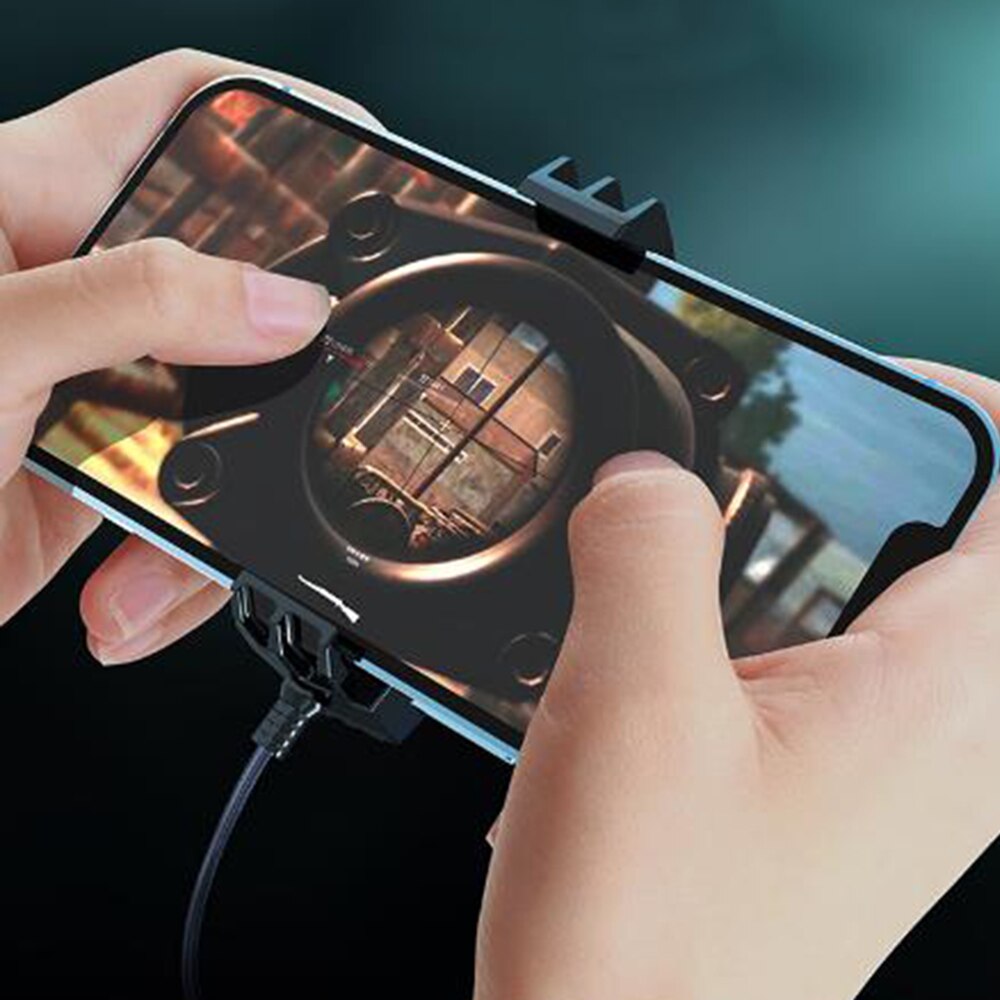 Uniwersalny telefon komórkowy Cooler gra wentylator Gamepad uchwyt telefonu stojak grzejnik dla iphone Xiaomi Poco akcesoria do gier