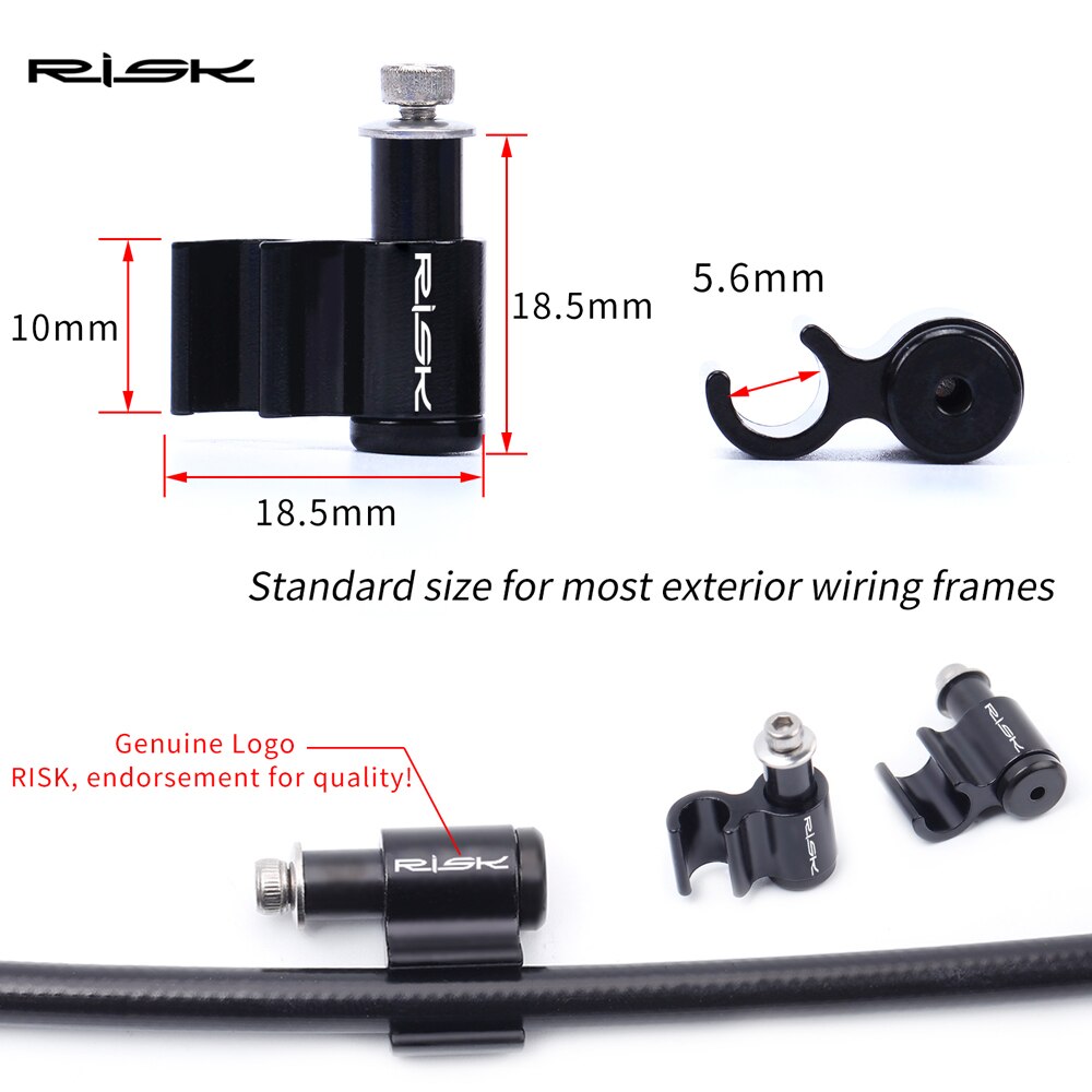 Bike Bicycle Line Pipe Tubing Fixed Conversion Seat Wire Frame Trap Cable Grip Guide Clip Clamps Organizer Adapter