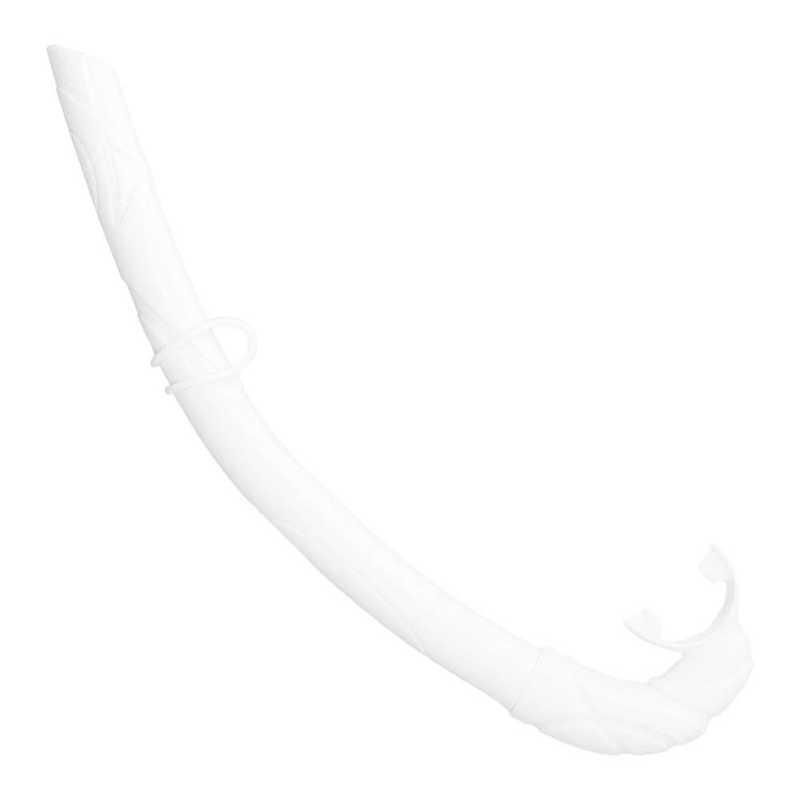 Tube de respiration flottant pour plongée sous-marine, Gel de silice, pour adultes, natation, piscine, Sport sous-marin: WHITE