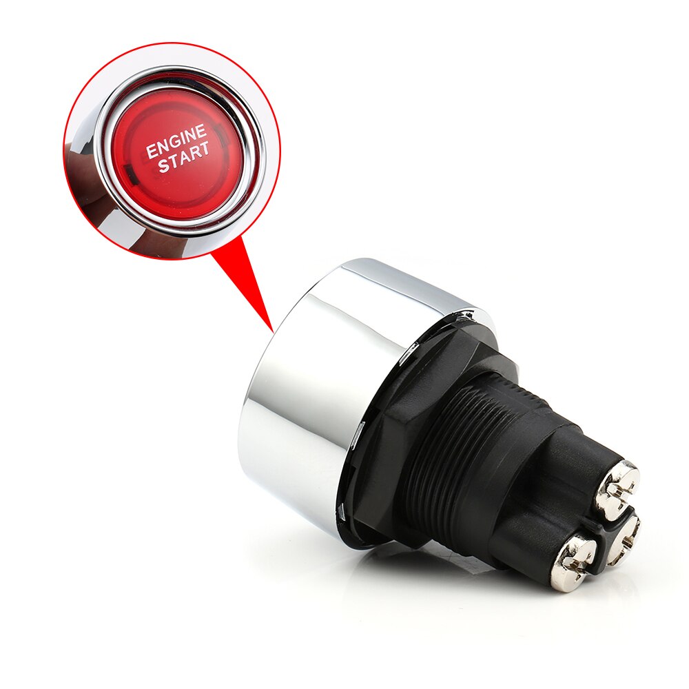 12V/24V 50A Car Engine Start Push Button Keyless Start Button Ignition Starter Auto Accessories Car Engine Start Button