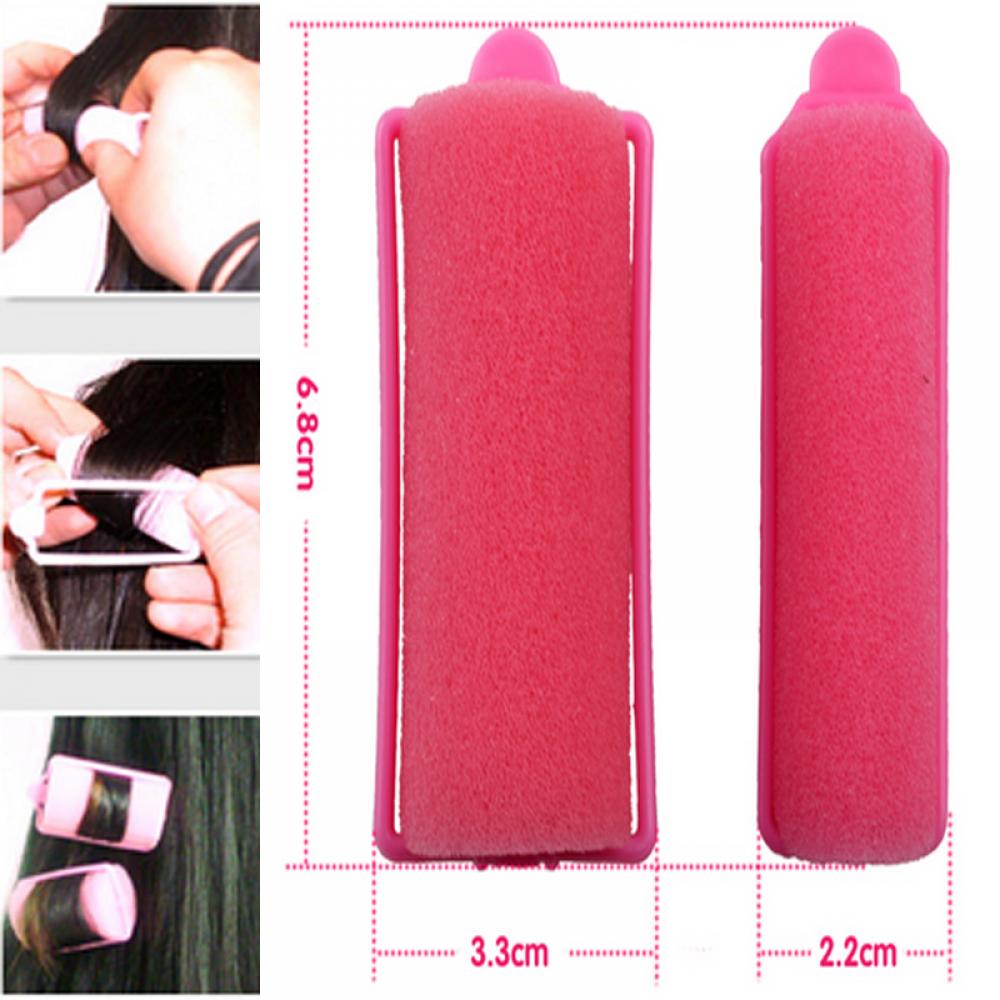 12 pièces/ensemble magique bigoudi rouleaux vague cheveux Curl style doux éponge rouleaux Salon de coiffure style cheveux friser outils