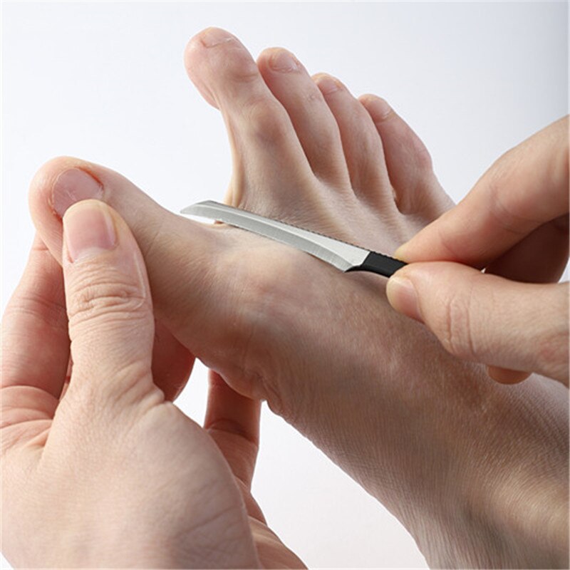 Toe pedicure knife tool to remove dead skin cuticle agent stainless steel foot care tool kit