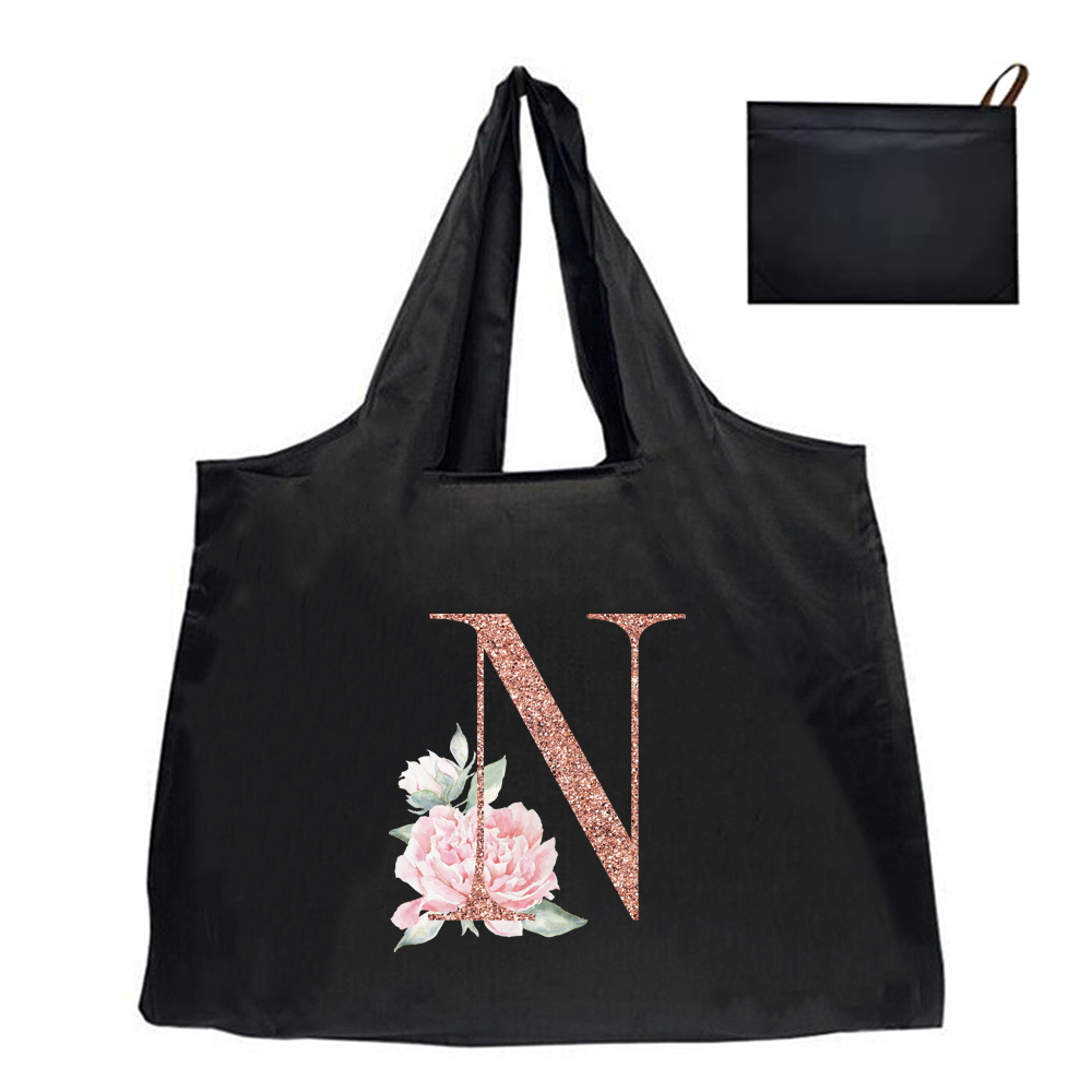 Bolsa de compras, bolso de mano, organizador de comestibles, bolsos reutilizables, bolsos de hombro, práctico bolso grande de gran capacidad para la: Verde