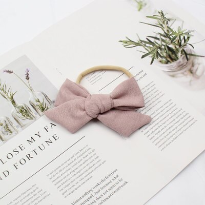 1pcs Lovely nylon headbands for girls cute bows nylon headband soft elastic headband for kids Christmas Hair Accessories