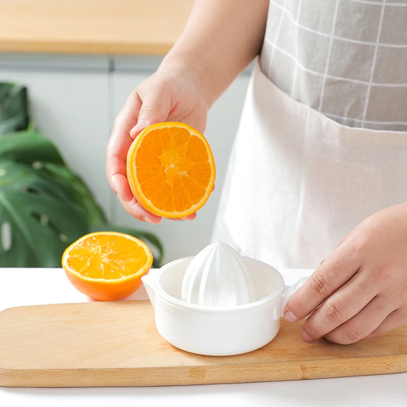 Kunststoff Manuelle Orange Entsafter Küche Orange Zitrone Squeezer Tragbare Zitrus Entsafter Multifunktions Obst Entsafter Küche Zubehör