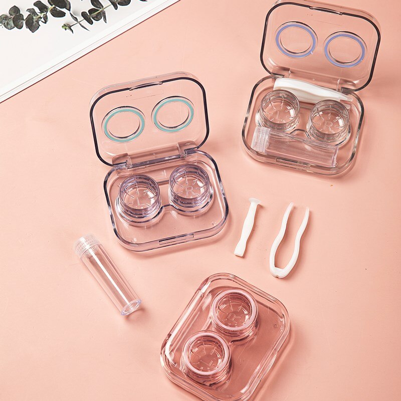 EYESHARE Portable Transparent Lazy Contact Lenses Colored Lens Partner