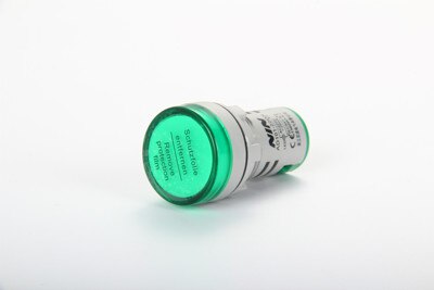 1Pcs LED power indicator AD16-22DS signal lamp 22DS distribution box 22mm universal 220V 24V AD16-22D/S: 24V Green