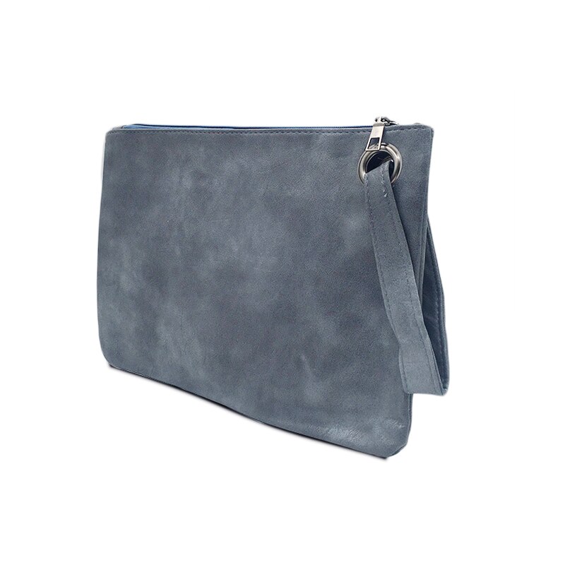 Moda di Lusso Delle Donne Delle Borse Borse di Cuoio Del Progettista di proprietà 2020 Donne del Sacchetto di Frizione Della Busta Borsa Da Sera Femminile Pochette Da Gionro: BlueGray