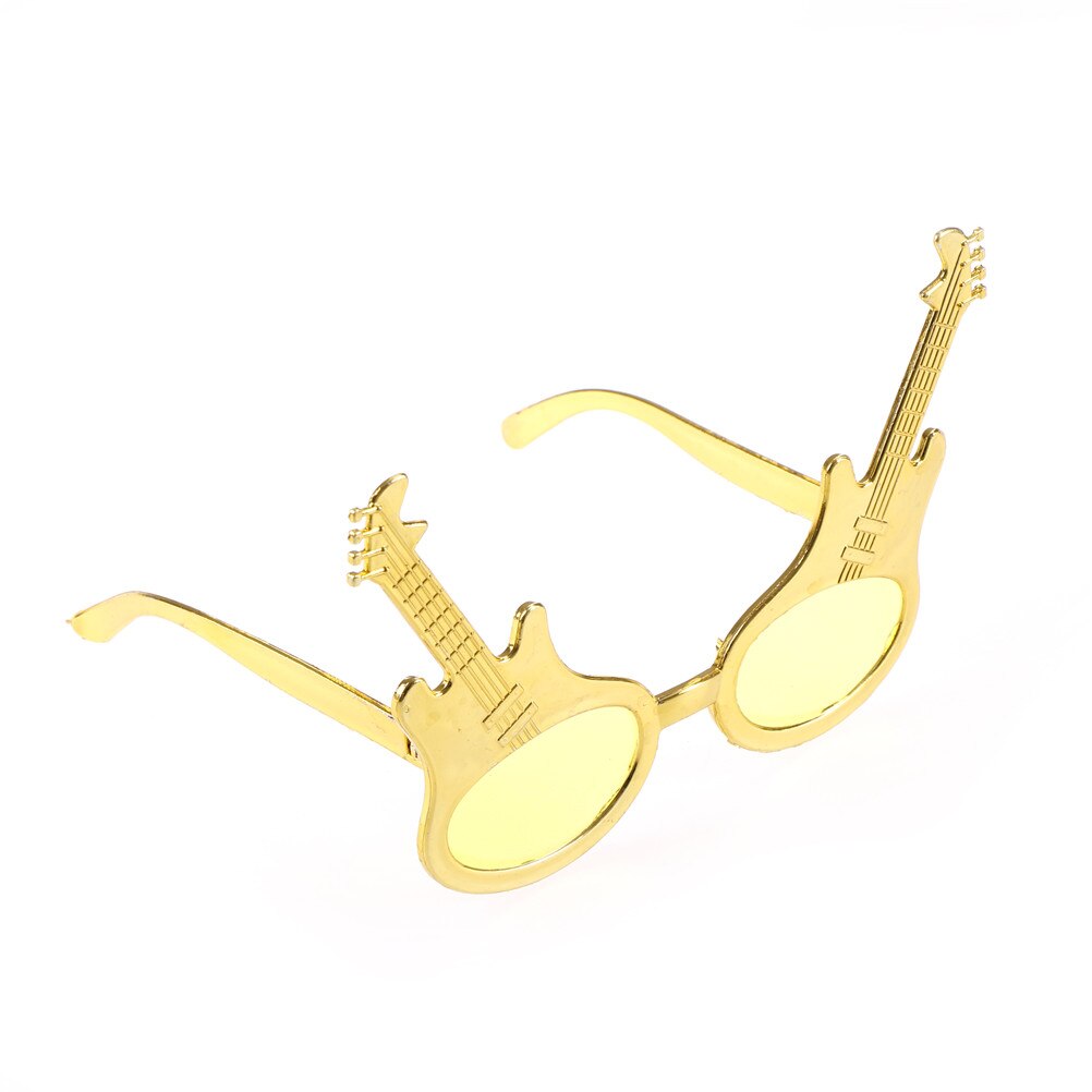 Random Guitar Costume Glasses Night Party Favors Eyewear Dress Accessories Photobooth Props Festive Party Supplies Decoration
