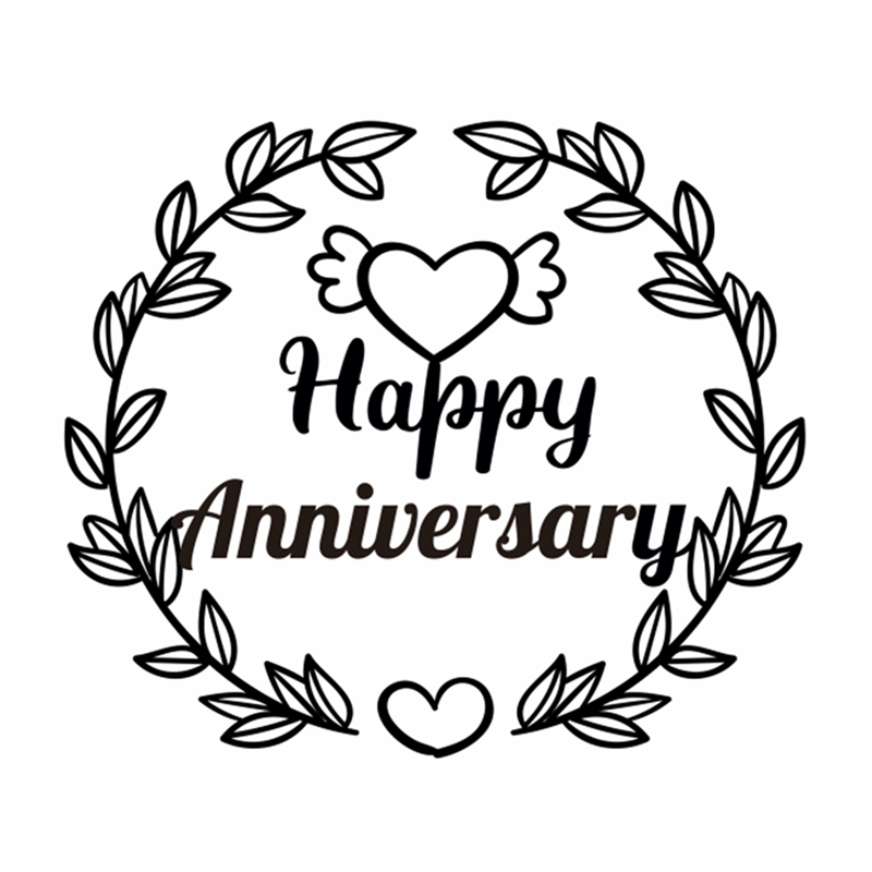 La lettre de joyeux anniversaire meurt des matrices de coupe en métal d'amour pour la fabrication de cartes