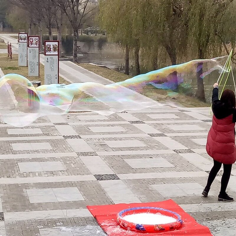 Bubble Wand, Giant Bubble Wand Rvs Telescopische Bubble Wand Geschikt Alle Mensen, Grappige Bubble tonen Rekwisieten