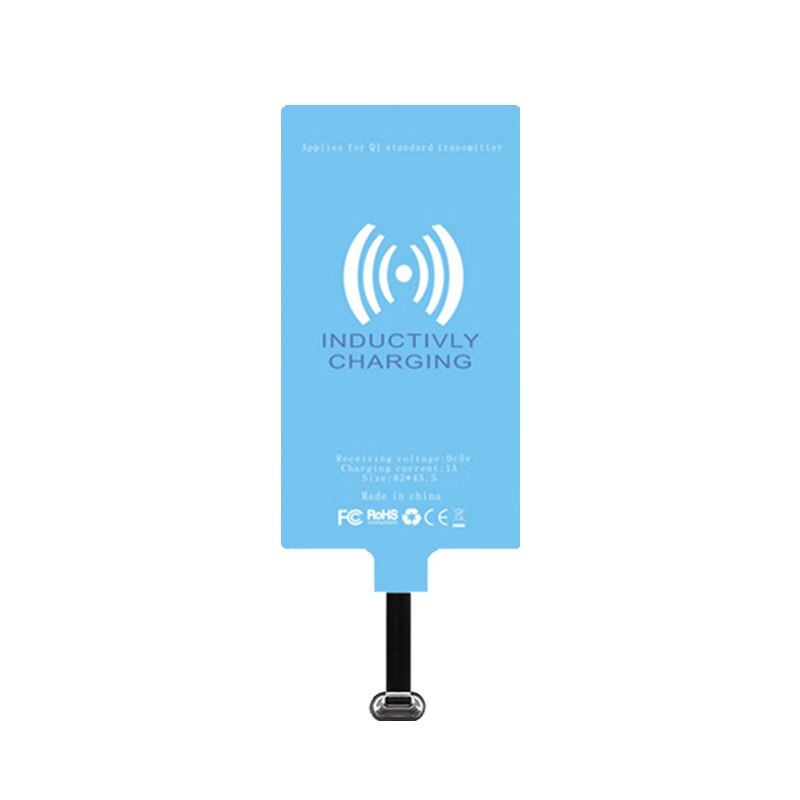 Qi Draadloos Opladen Receiver Voor Samsung Galaxy A20S A21S A30S A40S A50S A70S A6S A8S A520 A8 Type-C Adapter Usb Connector: Default Title