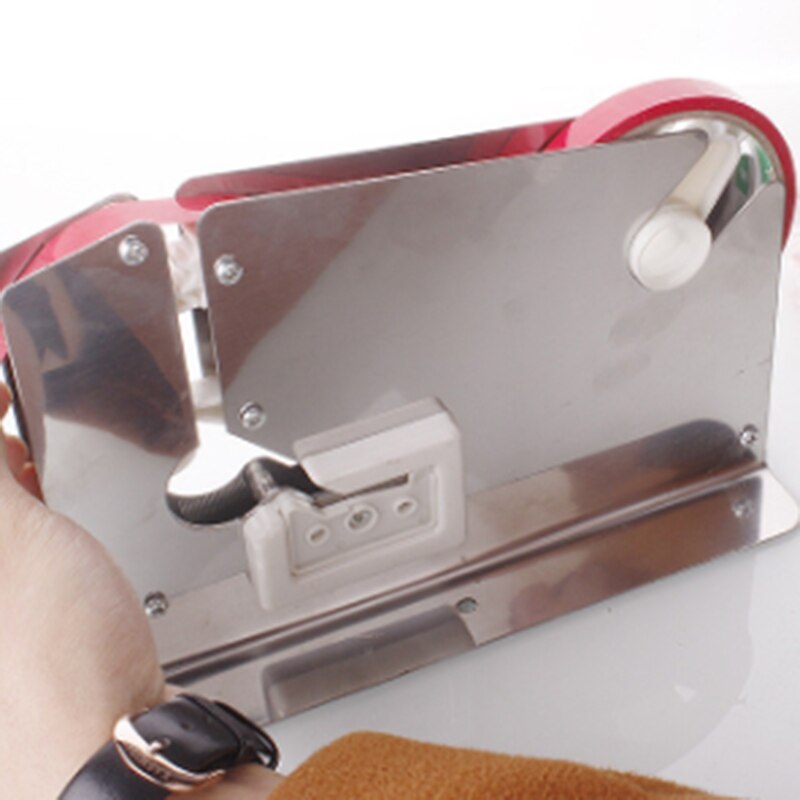 Stainless Steel Supermarket Bag Sealing Machine Food Packaging Fruit Shop Packer Portable Tape Cutter Dispenser