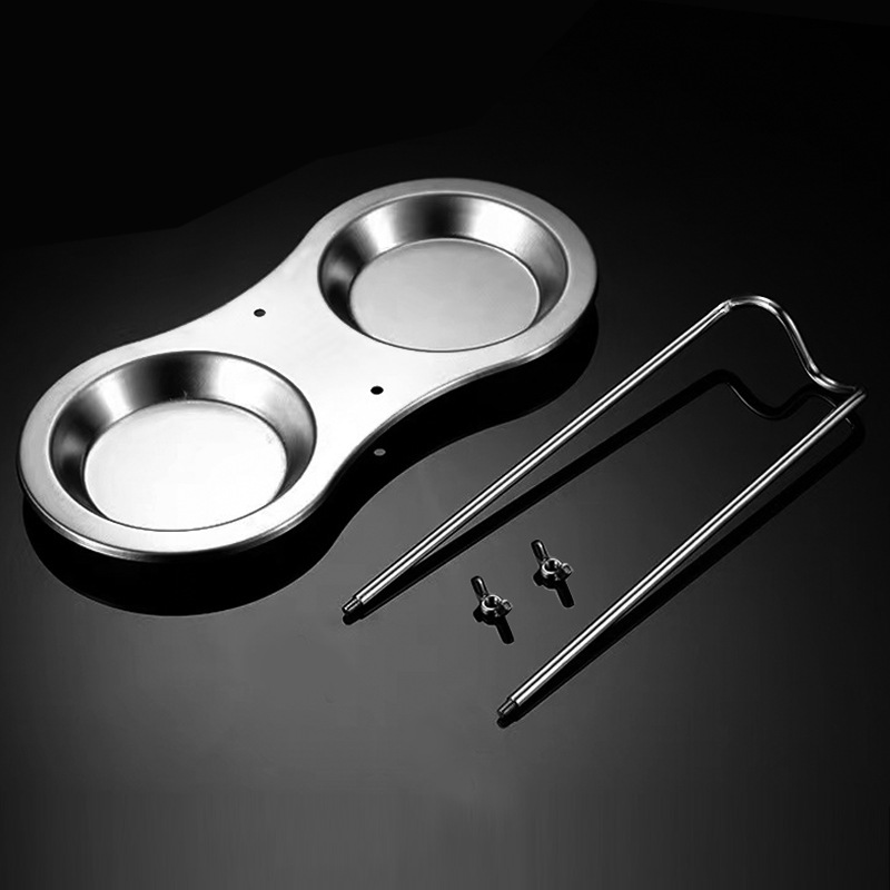 Uchwyt na łyżkę robić zupy Półka na sztućce ze stali nierdzewnej Taca na łyżkę Restauracja Chochla Półki Gadżet kuchenny Taca robić przechowywania narzędzi kuchennych