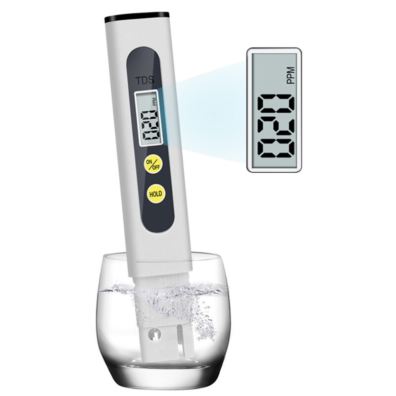 2Pcs Digital TDS Meter Water Tester Measuring Pen 0.01 Accurate Filter Aquarium Pool Water Purity Test Tool