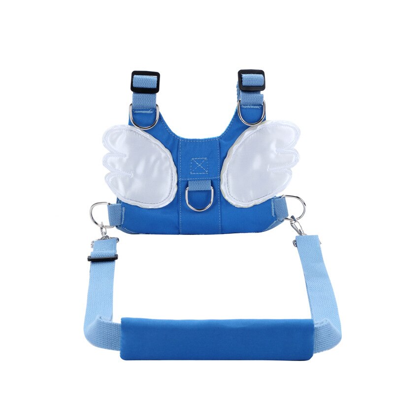 Baby Walker Protection Helper Soft Elastic Baby Belt Harness for Toddler Activity With Adjustable Strap for Balance: blue