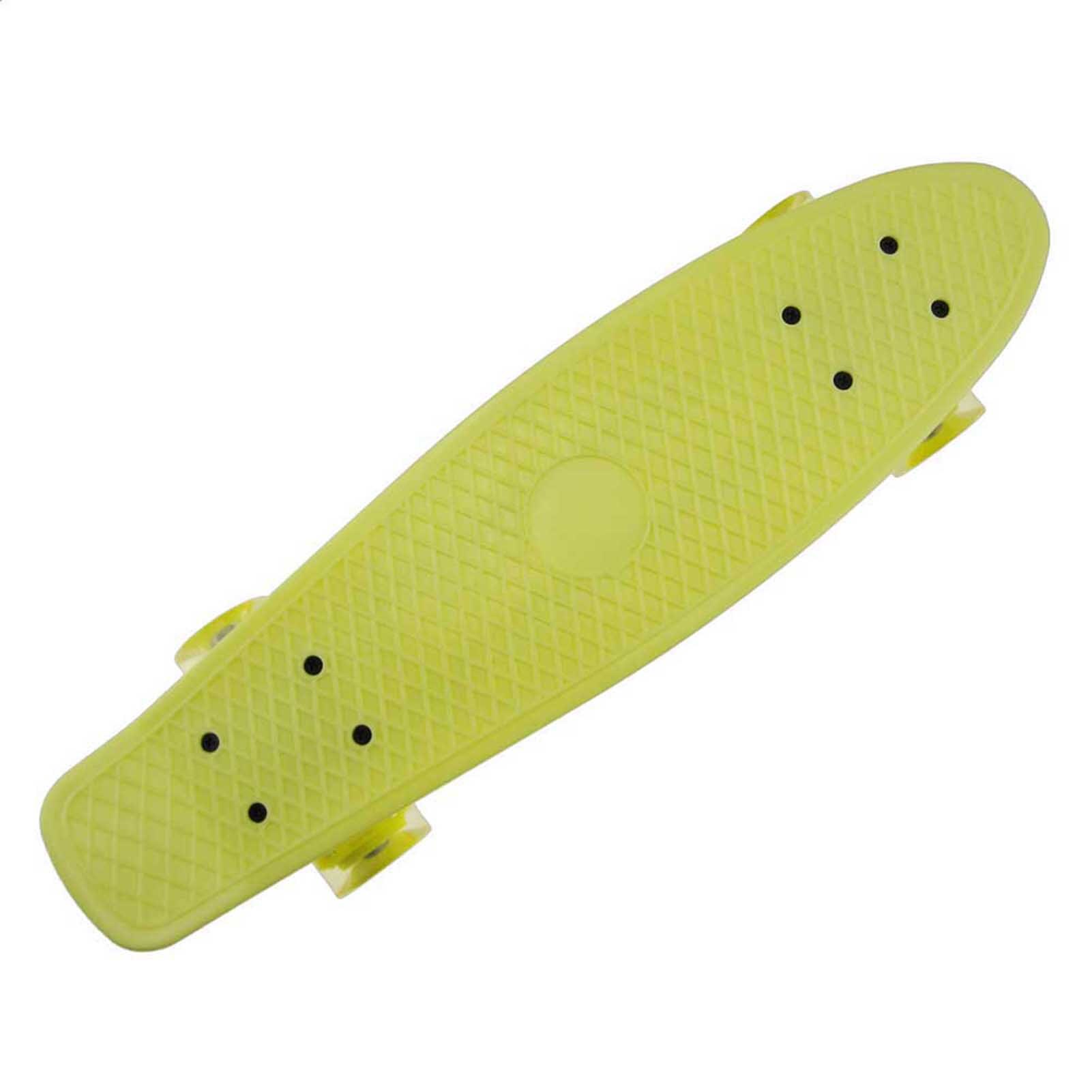 Mini Fish Skateboard Banana Board Long Skate Board for Adult and Children Large Size Including Shoes Pocket: C