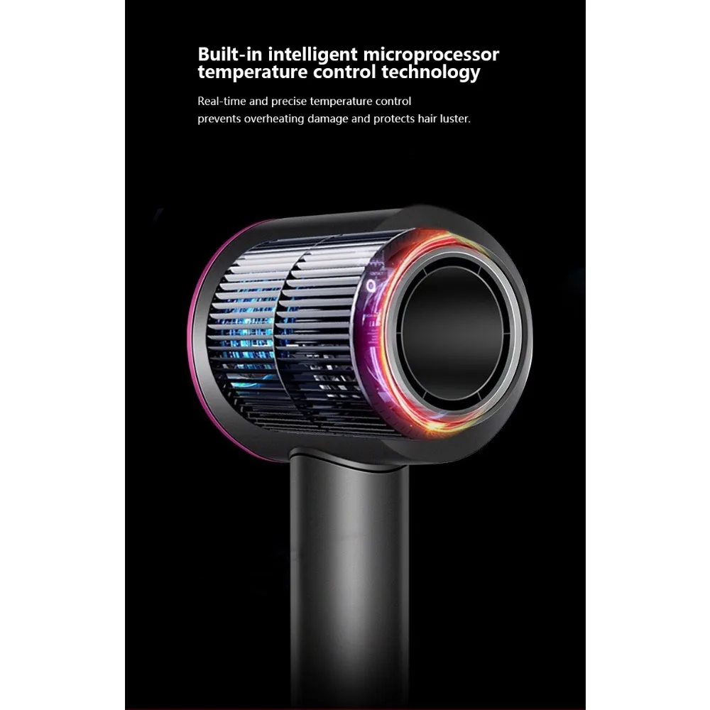 Professioneller Ionen-Haartrockner mit Anion-Technologie, -/Kaltluft, leichtes 5-in-1-Styling-Werkzeug für einfache Blowouts
