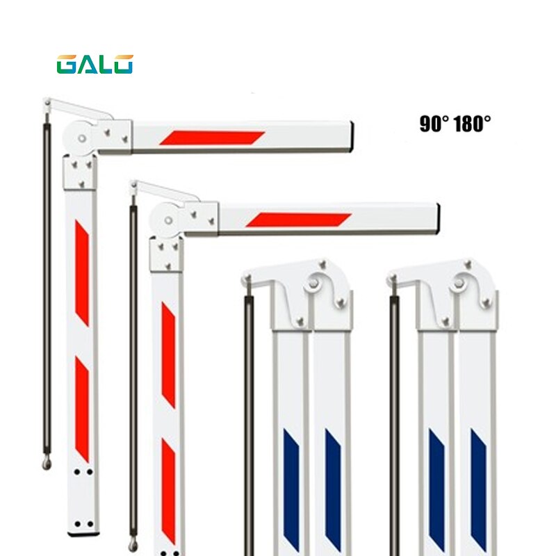 Barrier Gate Arm for car park barrier/automatic gate barrier boom Free elongation barrier gate straight boom 90°/180° Optional