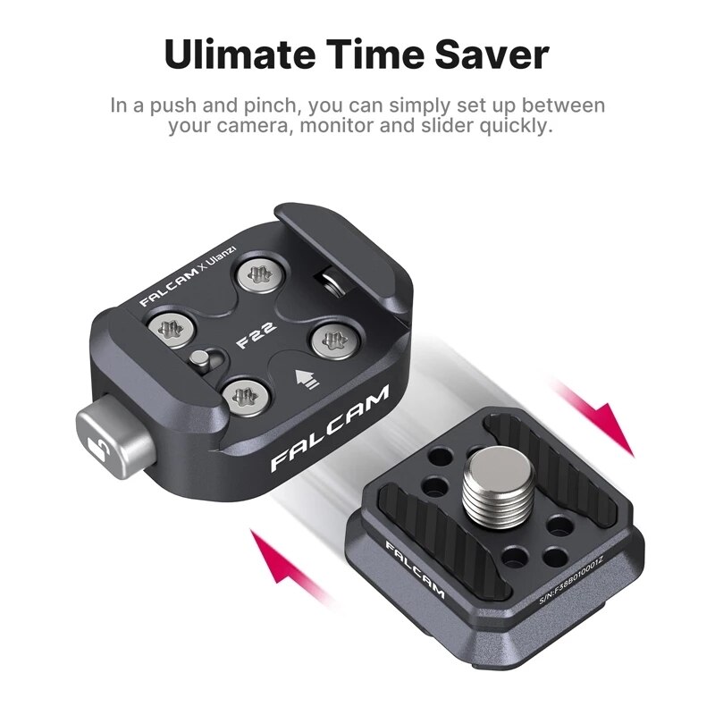 Ulanzi Falcam F22 Quick Release Systeem Voor Dslr Camera Stabilizer Statief Slider Universele Arca Zwitserse Mount Adapter