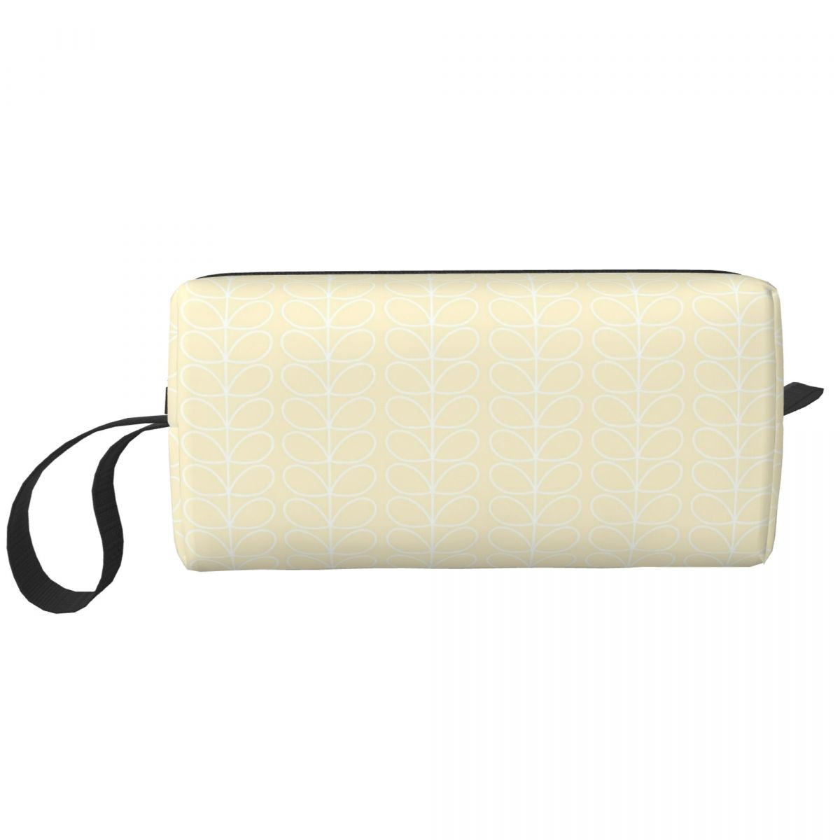 Custom Travel Green Girl Toiletry Bag Orla Kiely Makeup Cosmetic Organizer for Women Beauty Storage Bags Dopp Kit Case Box: Khaki