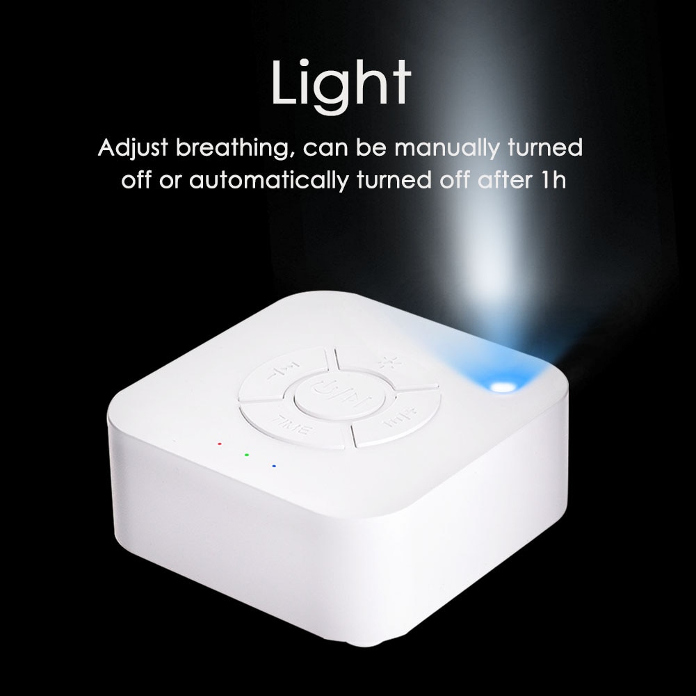 Baby Sleep White Noise Machine USB Rechargeable Timed Shutdown Sleep Sound Machine For Sleeping Relaxation Noise Machine