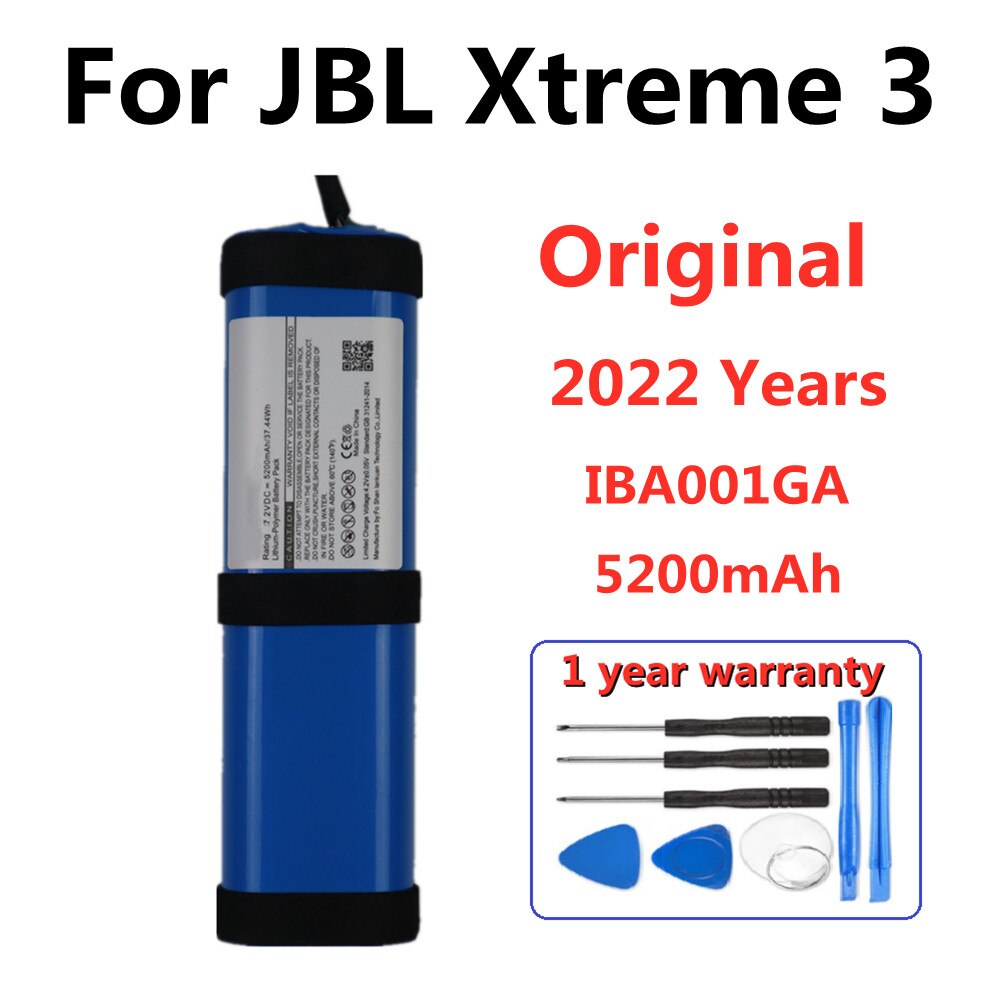 2022 Original Speaker Battery For Harman Kardon Go Play Onyx Mini For JBL Charge 3 2 Plus Version Flip Pulse Xtreme 2 3 4 5: Xtreme 3