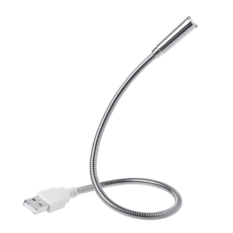 USB Flexible Light Keyboard Lamp Rechargeable Adjustable Hose Night Illumination Plug And Play PC Computer Desktop Book Reading: Default Title
