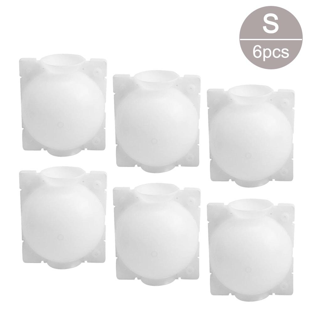 S/M/L Bola de enraizamiento para plantas, Caja de cultivo para injertos, caja de cría para jardín, bolsa de plástico para flores, caja de vivero: White S