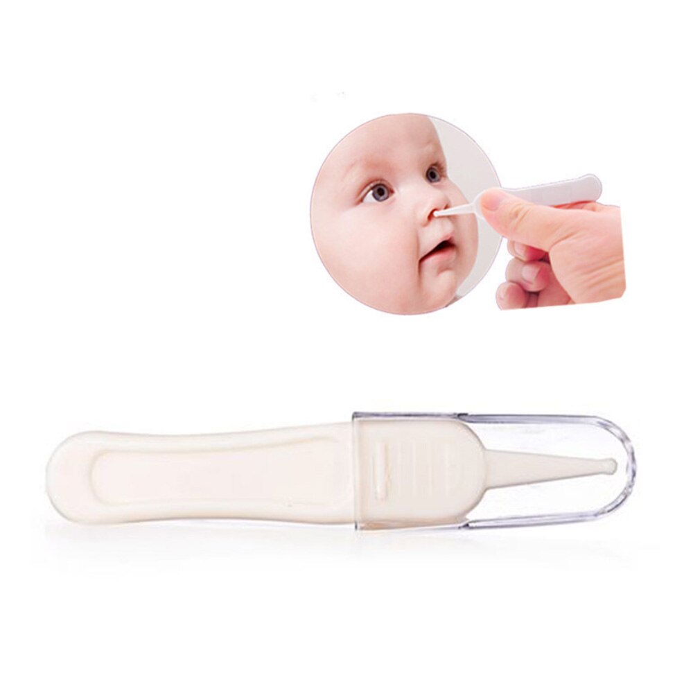 5 stk baby pleje øre næse navle rengøring pincet sikkerhed pincet plast rengørings klip