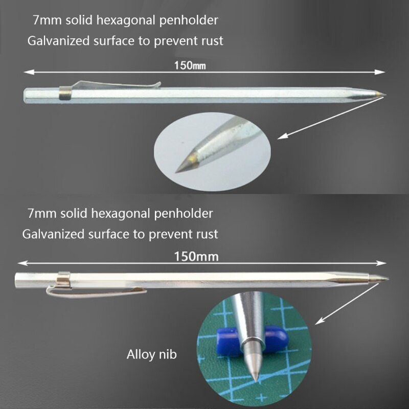 Carbide Tile Cutter Scriber Engraver Etcher Metal Glass Marker Tip Scriber Engraving Pen for Glass/Ceramics/Metal