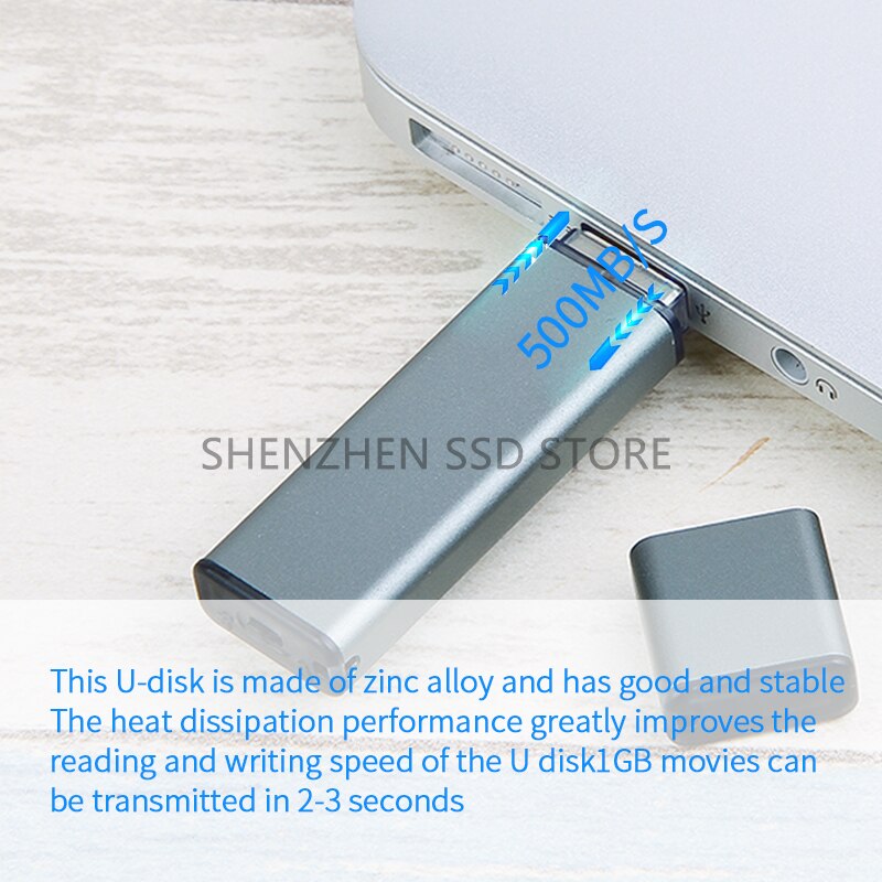 Mini USB 3.1 Flash External Solid state Hard Drive 1TB 256GB 512GB SSD 64GB 128GB Mobile Solid State Drives Win to go Systerm