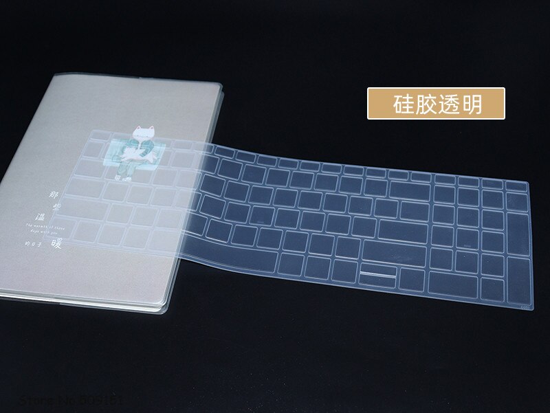 15.6 inch Silicone Laptop Keyboard Cover Skin Protector For HP Probook 650 G8 / Probook 450 G8 15" Notebook: Transparent