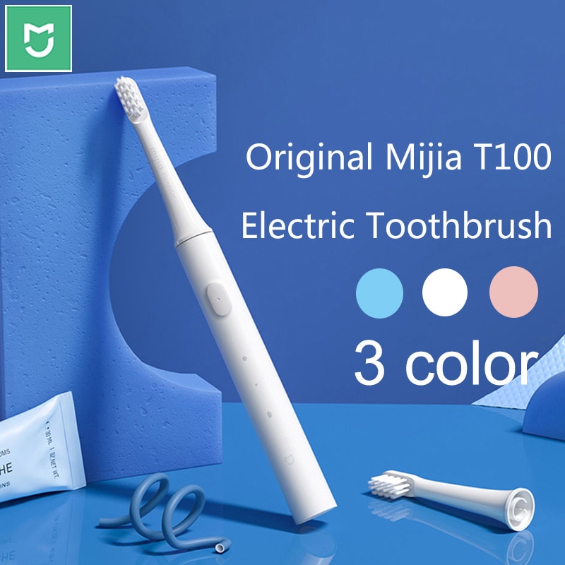 Xiaomi T100 Toothbrush Teeth Brush Heads Mijia T100 Electric Oral Deep Cleaning sonicare Toothbrush Two-speed Oral Cleaning