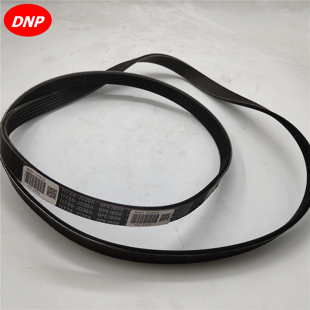 DNP Fan Belt Fit For NISSAN X-TRAIL T31 QR25 11720-JG30A/6PK1808/ 11720 JG30A