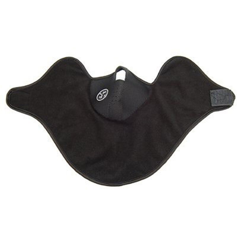 3- in -1 warme winter skimuts fiets gezichtsmasker pet fleece masker fietsen motorsport snowboard fiets gezichtsmasker sjaal: Zwart