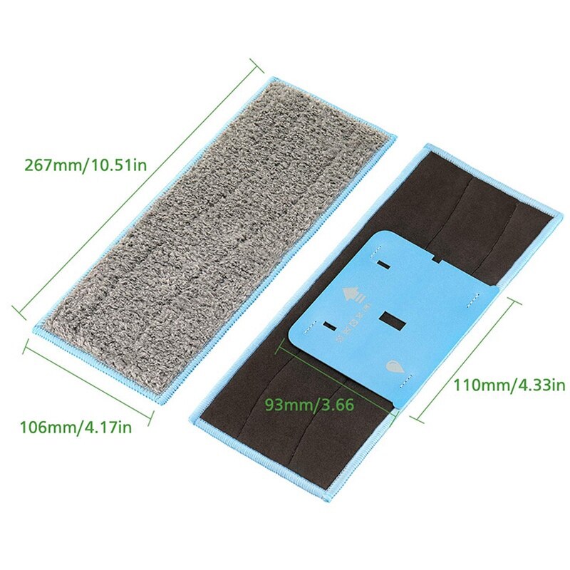 6 Pack Wasbare Nat Dweilen Pads Vervanging Compatibel Voor Irobot Braava Jet M6