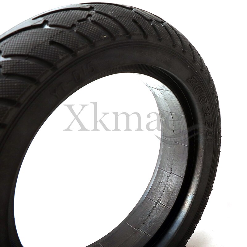 Neumático sólido y relleno de espuma para patinete eléctrico, llanta sin cámara de 200x50 (8x2), 200x50, para Razor E100, E125, E200